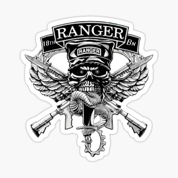 75th RANGER REGIMENT Army Military Tab Veteran Car Truck Sticker Vinyl Decal