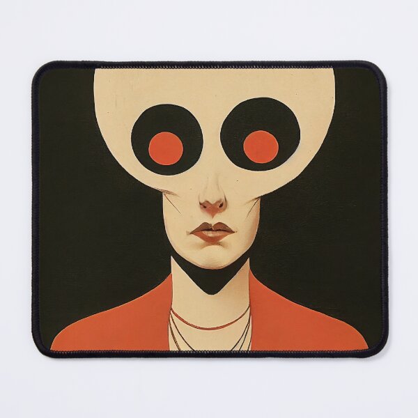 Item preview, Face of a woman in weird abstract form designed and sold by mrlongfield.