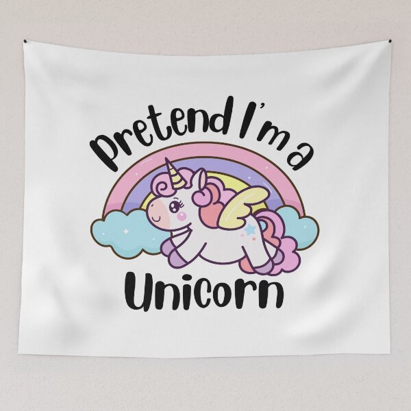 Item preview, Pretend I'm A Unicorn - Cute Kawaii Pastel Halloween Costume designed and sold by LoveSeasonz.
