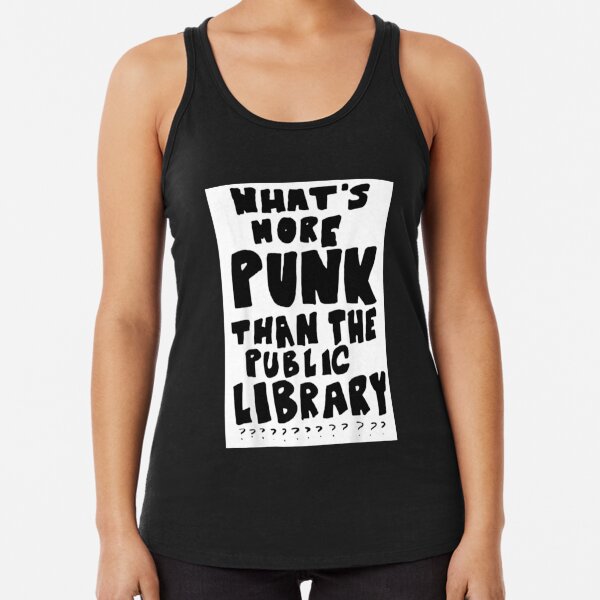 Women's Support Your Local Library Racerback Tank Top – Bookaholic