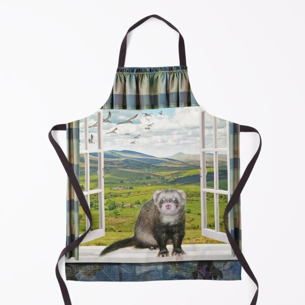 Item preview, Back Home Ferret - Window Ferrets art designed and sold by BarbaraGlebska.