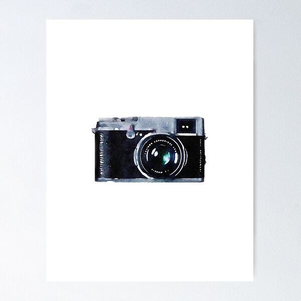 Item preview, Watercolor Camera | Trendy/Hipster/Tumblr Meme designed and sold by Vrai Chic.