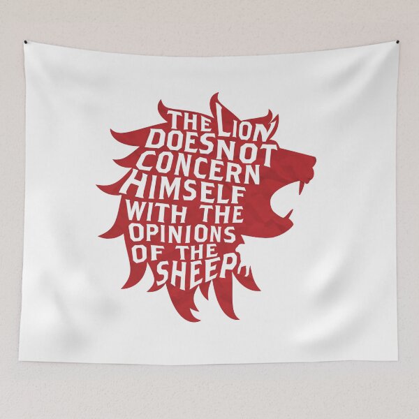 Item preview, The Lion Does Not Concern Himself designed and sold by the50ftsnail.