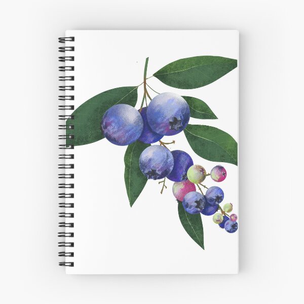 Item preview, Blueberries branch designed and sold by ElveaArt.