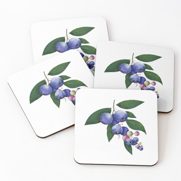 Item preview, Blueberries branch designed and sold by ElveaArt.
