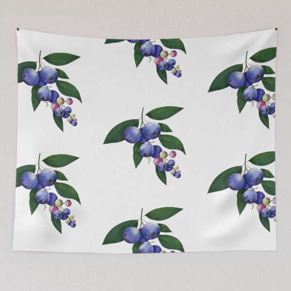 Item preview, Blueberries branch designed and sold by ElveaArt.