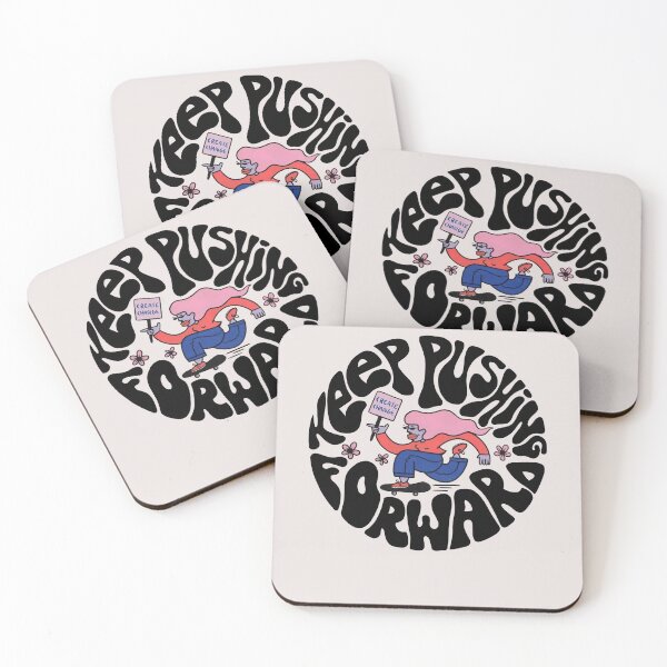 Item preview, Keep Pushing Forward Funny Quotes designed and sold by tammyrange.