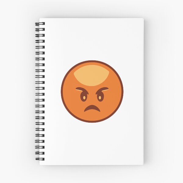 Item preview, I Hate You Angry orange Emoji designed and sold by bolkibox.