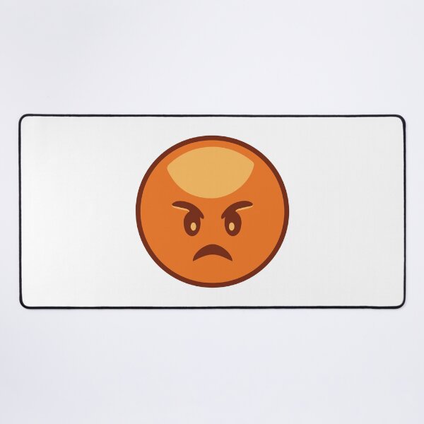 Item preview, I Hate You Angry orange Emoji designed and sold by bolkibox.