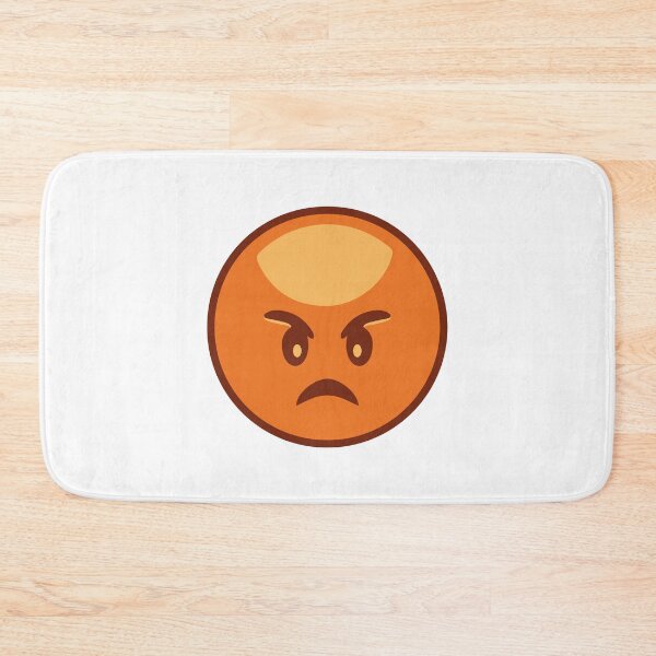 Item preview, I Hate You Angry orange Emoji designed and sold by bolkibox.