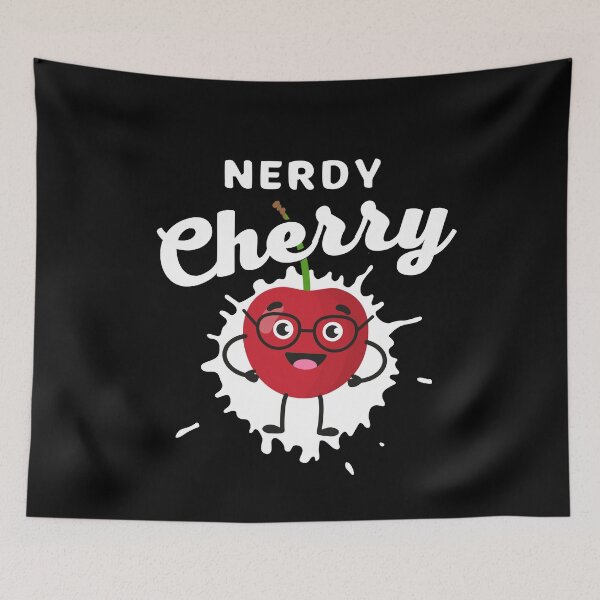 Item preview, Nerdy Cherry - Cherry with glasses designed and sold by Rev-Style.