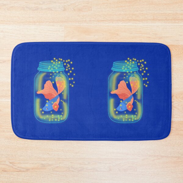 Item preview, Watercolors drawing fighting fish in the bottle designed and sold by pookamon14.