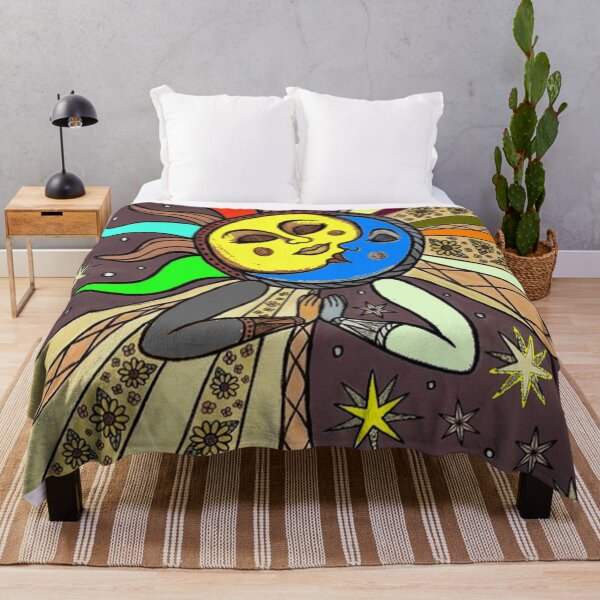 Item preview, moon and sun namaste designed and sold by merry marley.