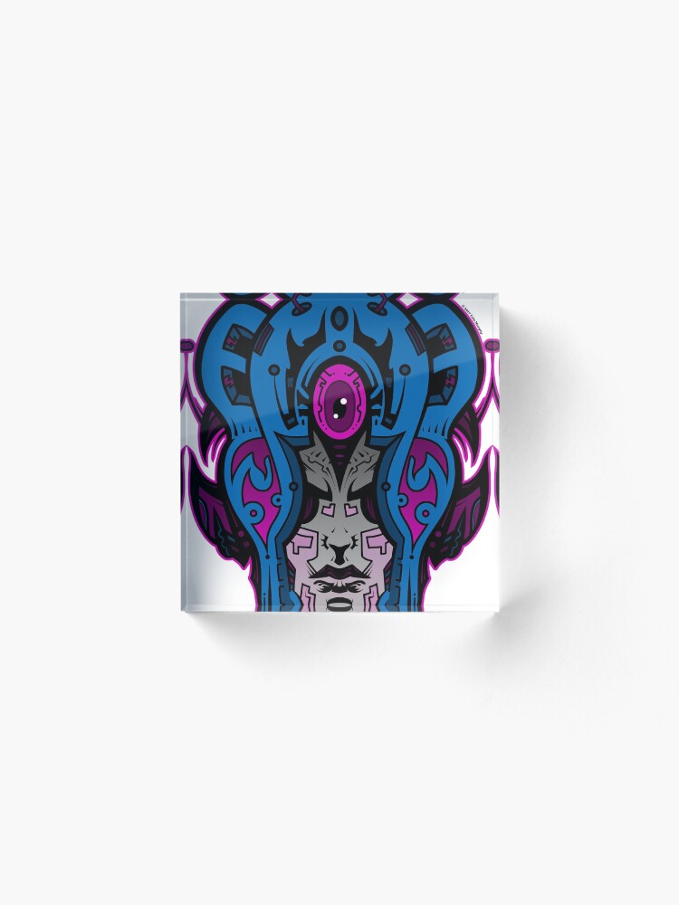 Alternate view of Mind Warp! Acrylic Block