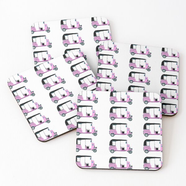 Item preview, Pink tuktuk, fun design designed and sold by aasiriartstudio.