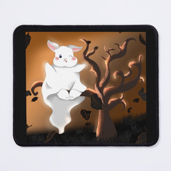 Item preview, White Rabbit as a Ghost for Halloween _ Bunniesmee  designed and sold by bunniesmee.