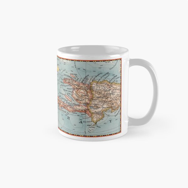Item preview, 1900 Haiti map design - birthday gift for friend - New Year gift - Christmas gift designed and sold by mappendant.