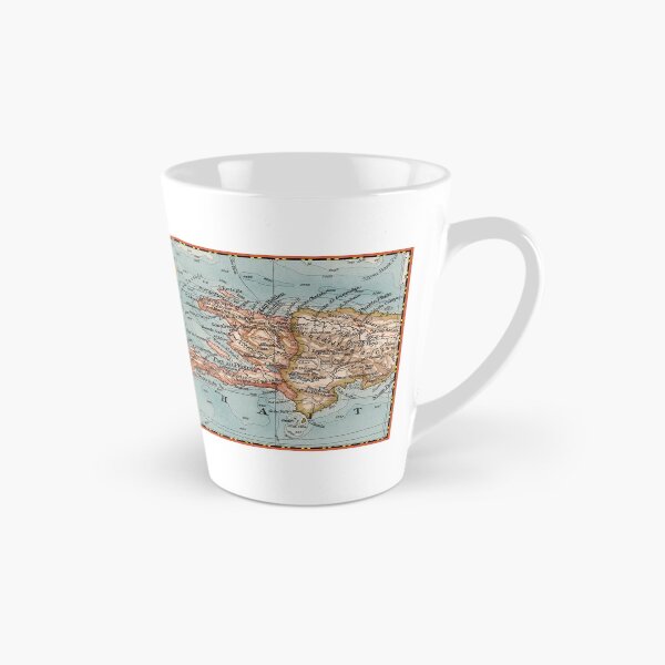 Item preview, 1900 Haiti map design - birthday gift for friend - New Year gift - Christmas gift designed and sold by mappendant.