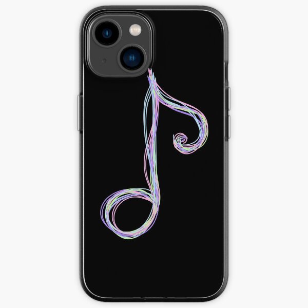 "Neon Pastel Music Note" iPhone Case for Sale by brittanyik Redbubble