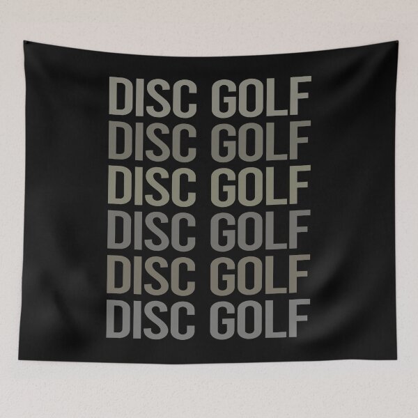 Item preview, Gray Text Art Disc Golf designed and sold by TartSpiderWeb.