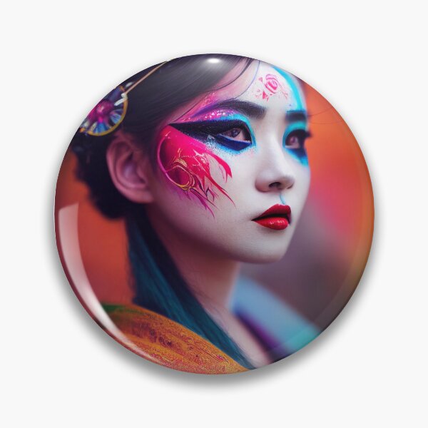 Item preview, Rainbow Geisha 4 designed and sold by BeepBoopArtShop.