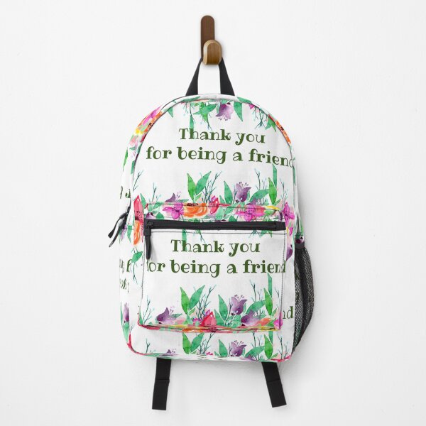 Item preview, Thank you for Being a Friend Floral design beautiful handlettered calligraphy font designed and sold by tanabe.