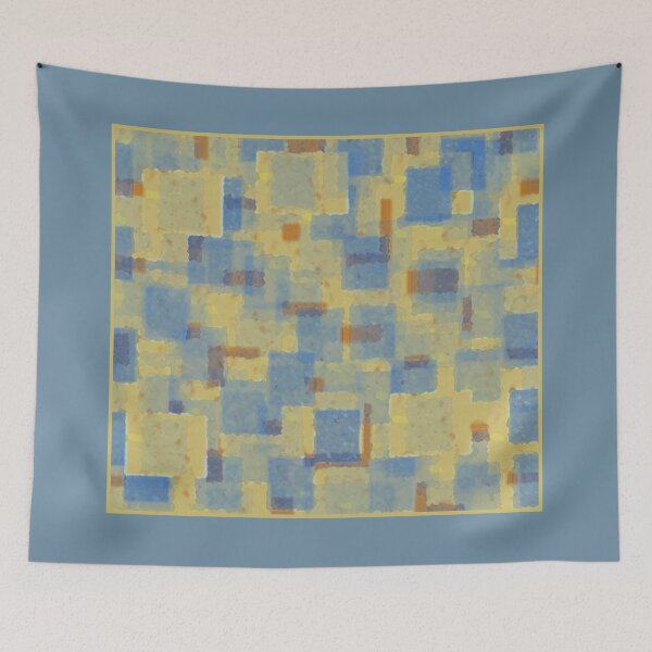 Item preview, Old city in a blue haze in the distance designed and sold by Ekaterina Torganskaia.