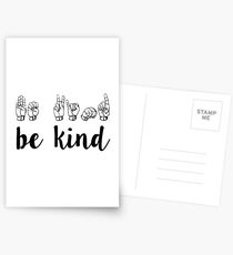 be kind Postcards