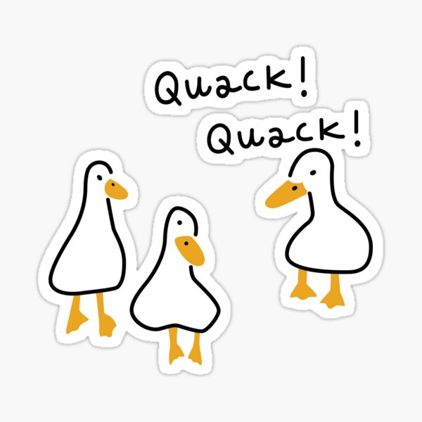 Item preview, Quack Quack Quack Funny Duck designed and sold by edhie815.