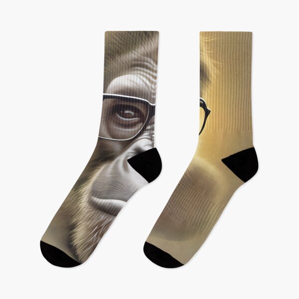 Item preview, Cool monkey with glasses designed and sold by Grewtrel.