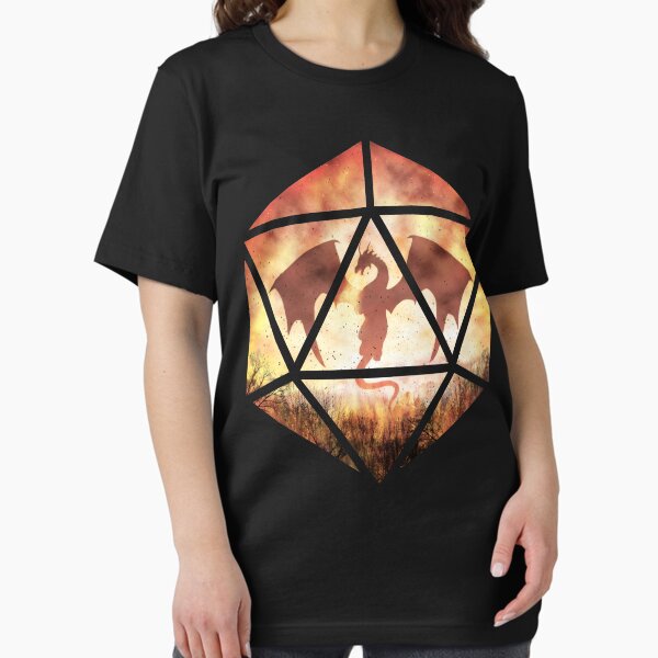 Fire Dragon D20 Essential T-Shirt