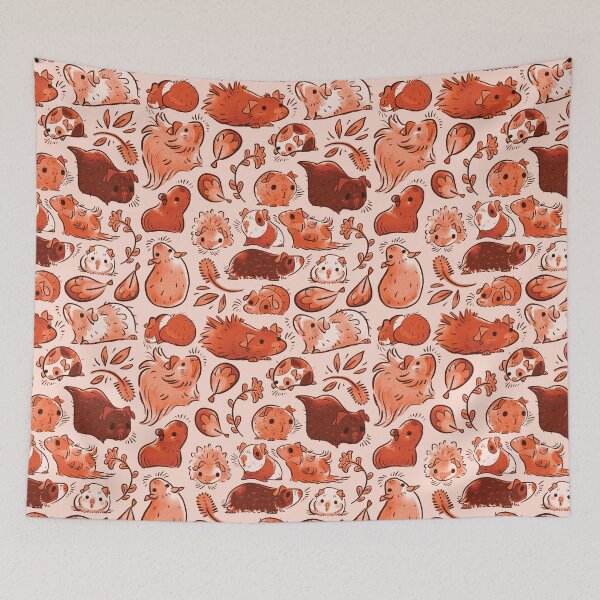 Item preview, Guinea Pig Huddle In Brown  designed and sold by Paigekotalik.