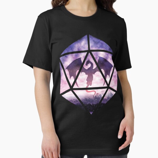 Purple Sky Dragon D20 Essential T-Shirt