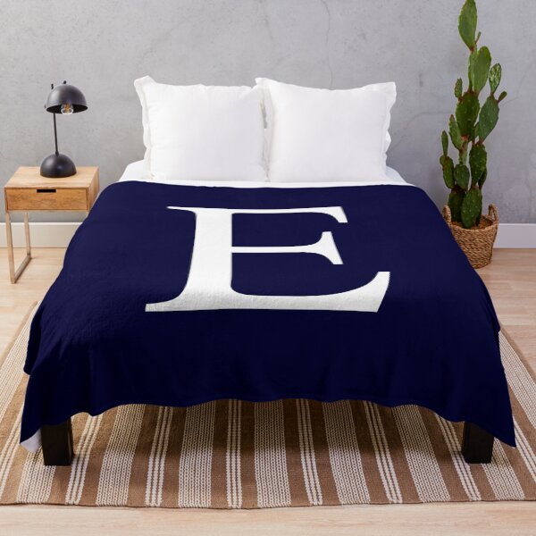 Item preview, Navy Blue Basic Monogram E designed and sold by rewstudio.