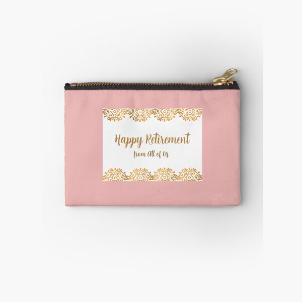 Item preview, Happy Retirement beautiful gold handlettered calligraphy font  designed and sold by tanabe.