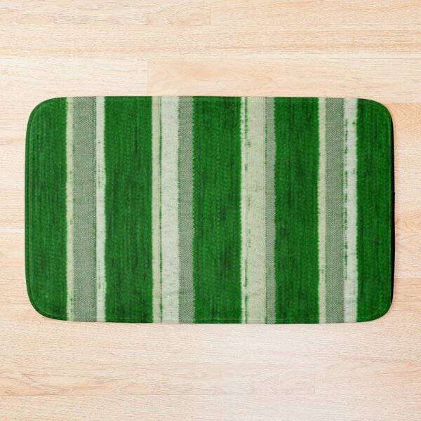 Item preview, Dark Green Silver and White Vertically-Striped designed and sold by Artpawsy.