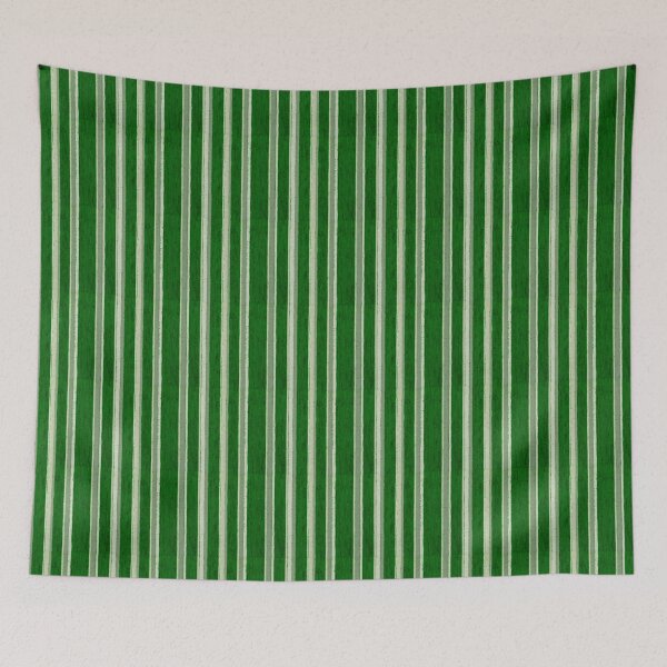 Item preview, Dark Green Silver and White Vertically-Striped designed and sold by Artpawsy.
