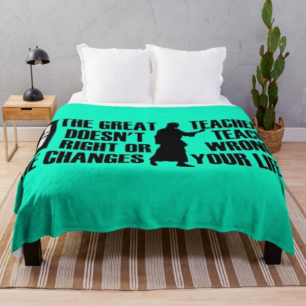 Item preview, The Great Teacher doesn't teach right and wrong, He changes your life designed and sold by Warih.