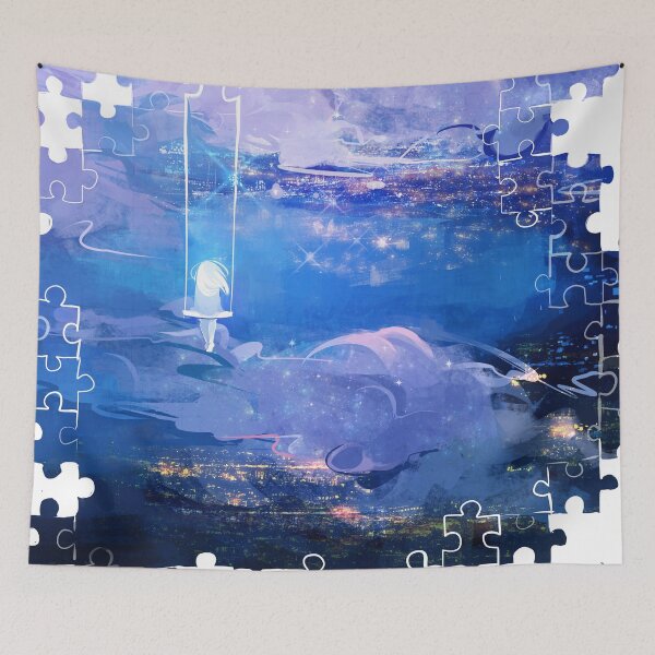 Item preview, above the clouds: puzzle edition designed and sold by Lina Nguyen.