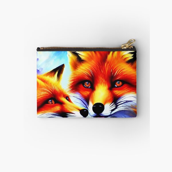Item preview, Mama Fox and Her Baby with Vibrant Colors designed and sold by Nitram1990.