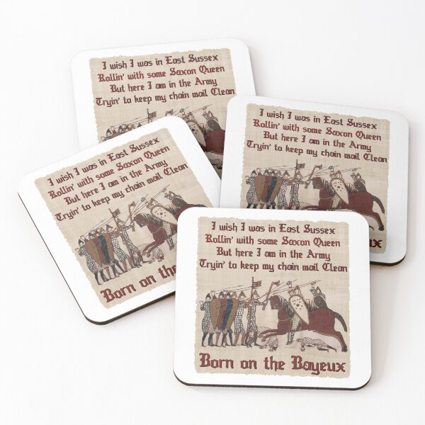 Item preview, Born on the Bayeux designed and sold by CoatofArmsHouse.