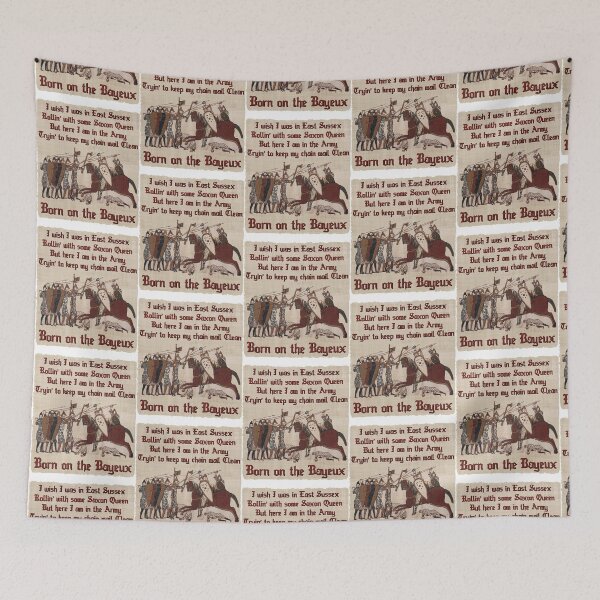 Item preview, Born on the Bayeux designed and sold by CoatofArmsHouse.