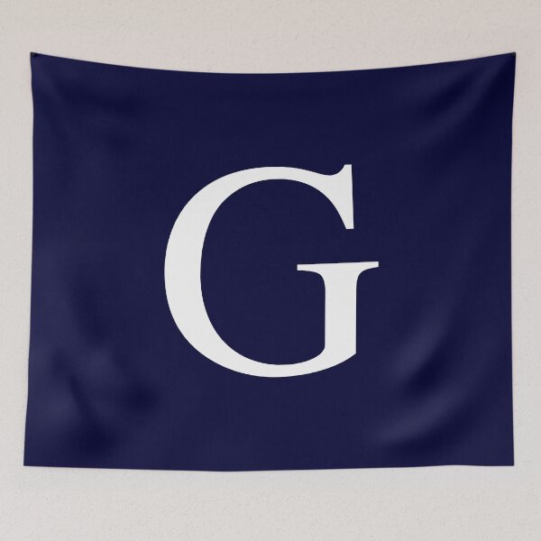 Item preview, Navy Blue Basic Monogram G designed and sold by rewstudio.