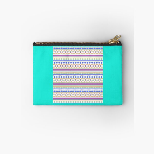 Item preview, Diamonds and Stripes Purple Blue Pattern       designed and sold by CoatofArmsHouse.