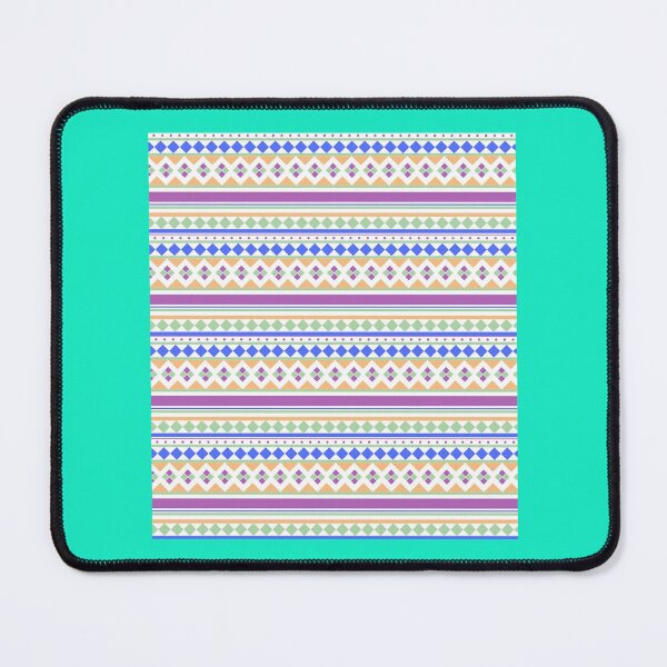 Item preview, Diamonds and Stripes Purple Blue Pattern       designed and sold by CoatofArmsHouse.