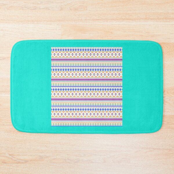 Item preview, Diamonds and Stripes Purple Blue Pattern       designed and sold by CoatofArmsHouse.