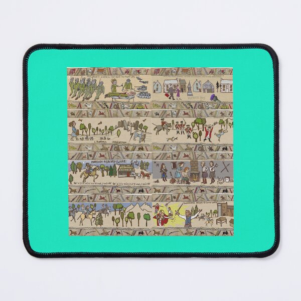 Item preview, Eight Outlandish Panels (Gabeaux Tapestry) Long designed and sold by CoatofArmsHouse.