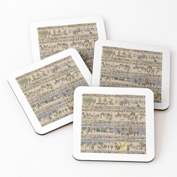 Item preview, Eight Outlandish Panels (Gabeaux Tapestry) Long designed and sold by CoatofArmsHouse.