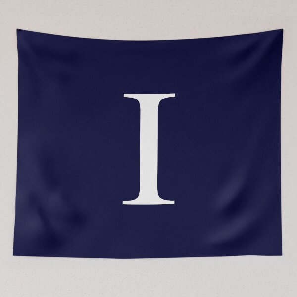 Item preview, Navy Blue Basic Monogram I designed and sold by rewstudio.