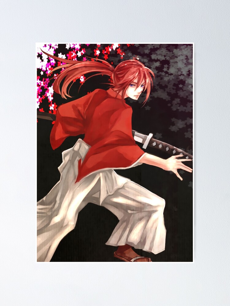 Himura Kenshin Rurouni Kenshin Printing For Wibu | Art Board Print